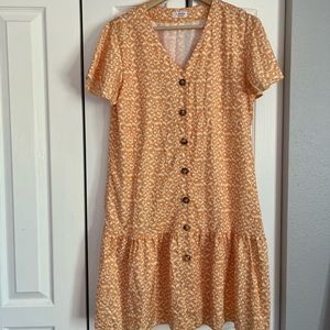 Summer Button-Down Front Dress